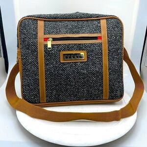 Oscar de la Renta Unisex tweed Luxury Travel Bag